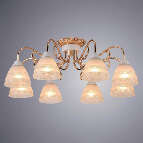 Потолочная люстра Arte Lamp A7072PL-8WG Потолочная люстра Arte Lamp A7072PL-8WG