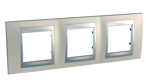 Рамка 3-постовая Schneider Electric Unica Top MGU66.006.095 Рамка 3-постовая Schneider Electric Unica Top MGU66.006.095
