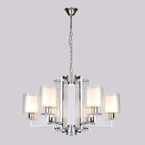Подвесная люстра iLamp King RM6201-6 CR+CL Подвесная люстра iLamp King RM6201-6 CR+CL