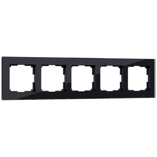 Рамка Werkel Favorit на 5 постов черный W0051108 4690389160110 Рамка Werkel Favorit на 5 постов черный W0051108 4690389160110