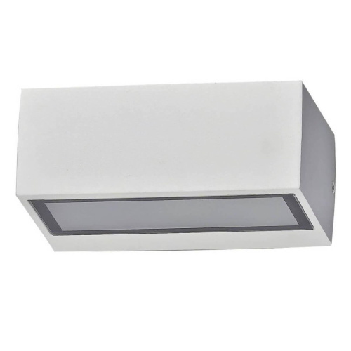 Уличный настенный светильник Ideal Lux Twin Ap1 Big Bianco 115351 Уличный настенный светильник Ideal Lux Twin Ap1 Big Bianco 115351