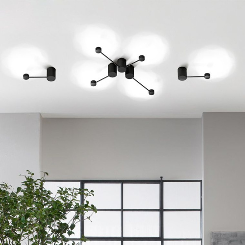 Бра Via Pin Wall L41,5 Black By Imperiumloft