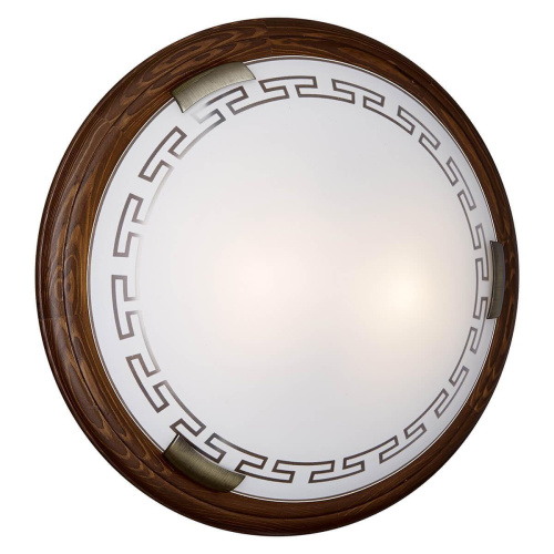 Потолочный светильник Sonex Gl-wood Greca wood 260 Потолочный светильник Sonex Gl-wood Greca wood 260