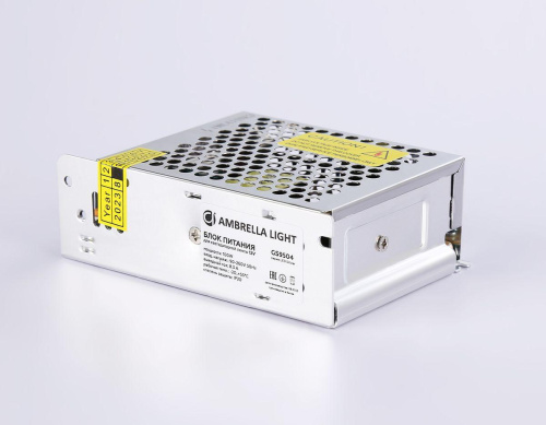 Блок питания Ambrella light Illumination LED Driver 12V 100W IP20 8,3A GS9504 Блок питания Ambrella light Illumination LED Driver 12V 100W IP20 8,3A GS9504
