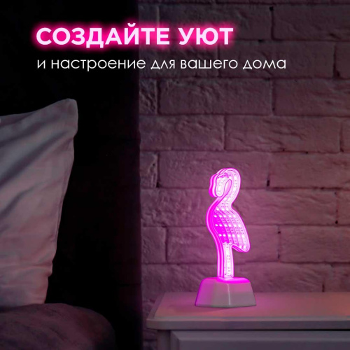 Светильник-ночник OGM Фламинго NL-01 Светильник-ночник OGM Фламинго NL-01