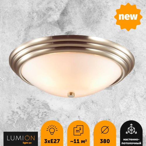 Настенно-потолочный светильник Lumion Vintage Kayla 5262/3C Настенно-потолочный светильник Lumion Vintage Kayla 5262/3C