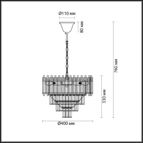 Подвесная люстра Lumion Classi Kinsley 5227/6