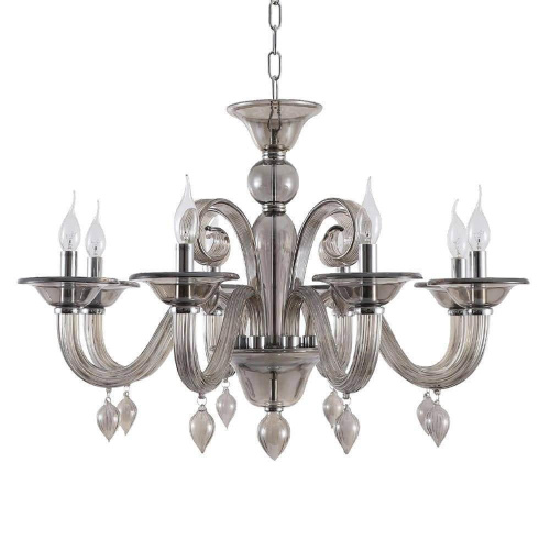 Подвесная люстра Crystal Lux Caetano SP-PL8 Smoke Подвесная люстра Crystal Lux Caetano SP-PL8 Smoke