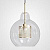 Подвесной Светильник Catch F Pear Brass D30 By Imperiumloft