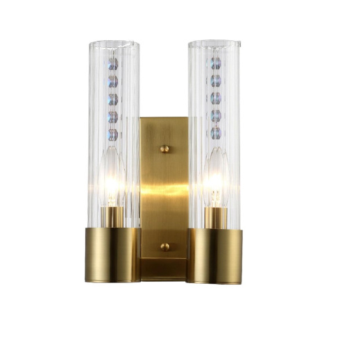 Бра Crystal Lux OTONO AP2 BRASS/TRANSPARENTE Бра Crystal Lux OTONO AP2 BRASS/TRANSPARENTE
