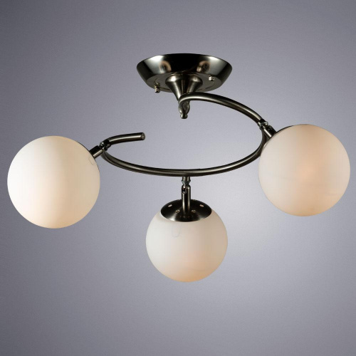 Потолочная люстра Arte Lamp Brooke A2717PL-3SS Потолочная люстра Arte Lamp Brooke A2717PL-3SS