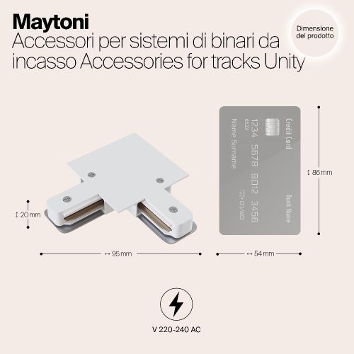 Коннектор Maytoni Track TRA002CL-11W Коннектор Maytoni Track TRA002CL-11W