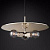 Люстра Rh Utilitaire Disk Triple Pendant Silver By Imperiumloft