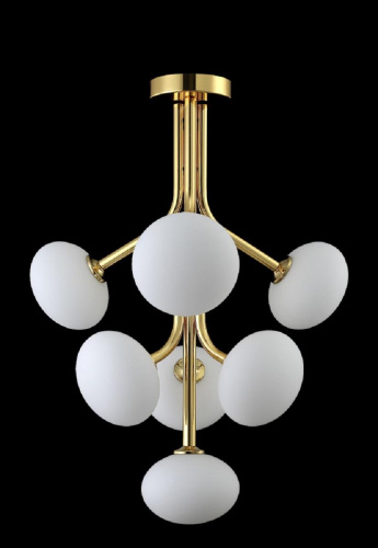 Подвесная люстра Crystal Lux ALICIA SP7 GOLD/WHITE Подвесная люстра Crystal Lux ALICIA SP7 GOLD/WHITE