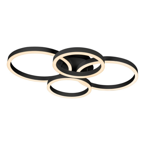 Потолочная светодиодная люстра iLedex Ring-New 6815-300/400-X-T BK Потолочная светодиодная люстра iLedex Ring-New 6815-300/400-X-T BK