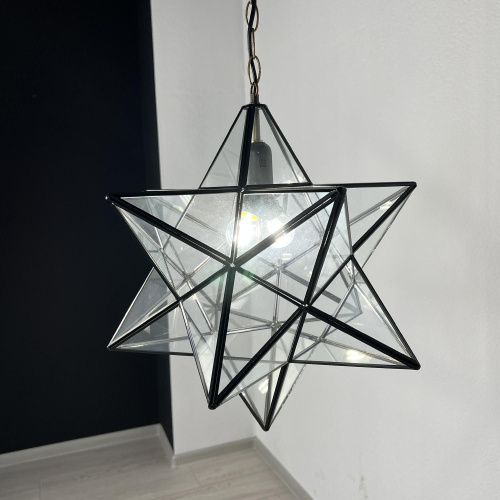 Люстра Black Star Clear Glass 40 См By Imperiumloft Люстра Black Star Clear Glass 40 См By Imperiumloft