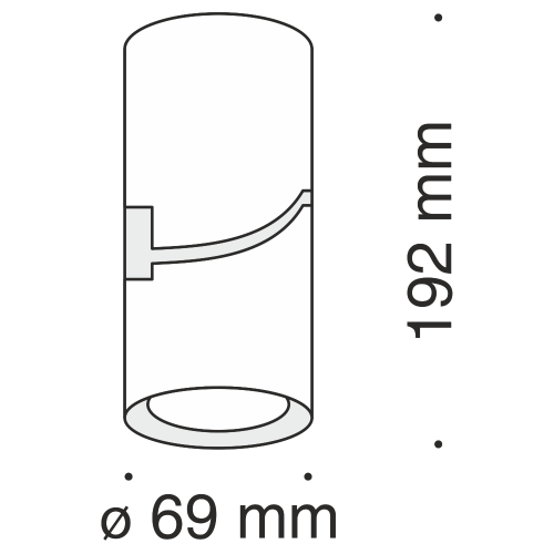 Светодиодный спот Maytoni Tube C019CW-01B Светодиодный спот Maytoni Tube C019CW-01B