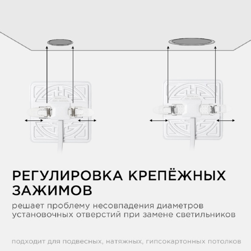 Встраиваемая светодиодная панель Apeyron 06-113 Встраиваемая светодиодная панель Apeyron 06-113