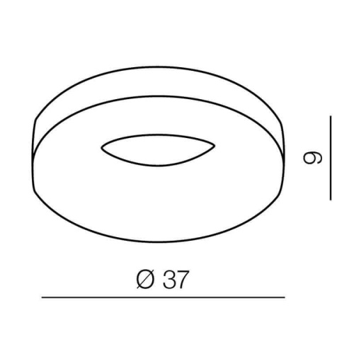 Накладной светильник Azzardo Ring B AZ0336 Накладной светильник Azzardo Ring B AZ0336