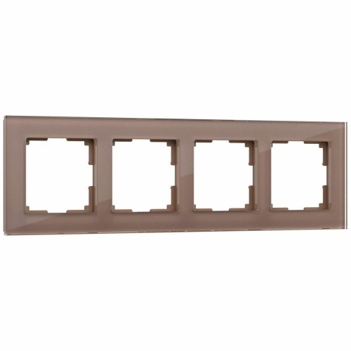 Рамка на 4 поста Werkel Favorit латте W0041142 4690389183454 Рамка на 4 поста Werkel Favorit латте W0041142 4690389183454