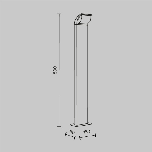 Ландшафтный светильник Outdoor O446FL-L7GF3K Ландшафтный светильник Outdoor O446FL-L7GF3K
