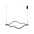 Подвес Kink Light Линн черный w140*3 h200 Led 50W (4000K) 08258-140,19P