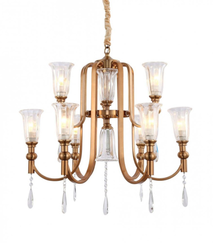 Подвесная люстра Lumina Deco Rionella LDP 8041-6+3 S.GD Подвесная люстра Lumina Deco Rionella LDP 8041-6+3 S.GD