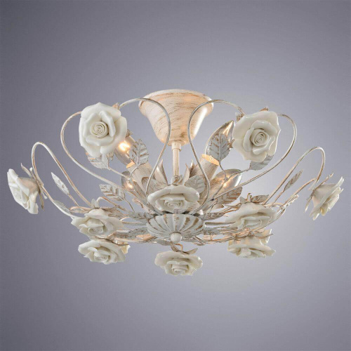 Потолочный светильник Arte Lamp Rosita A6358PL-4WG Потолочный светильник Arte Lamp Rosita A6358PL-4WG