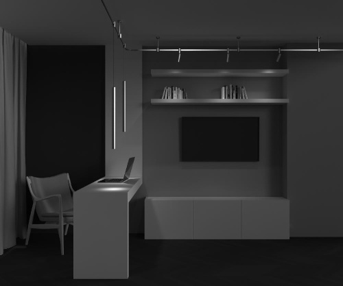 Трековый светильник Technical TR156-1-5W4K-BS