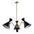 Подвесная люстра Crystal Lux Joven SP3 Gold/Black