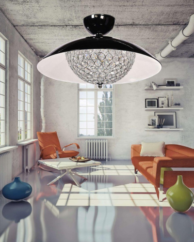 Потолочный светодиодный светильник Lumina Deco Mezzaluna LDC 1578-5 BK Потолочный светодиодный светильник Lumina Deco Mezzaluna LDC 1578-5 BK