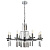 Подвесная люстра Crystal Lux Marron SP8 Chrome