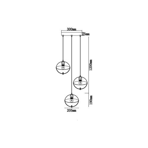 Подвесной светильник Vele Luce Broadway VL5362P23 Подвесной светильник Vele Luce Broadway VL5362P23