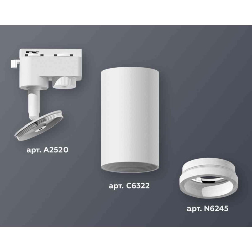 Комплект трекового светильника Ambrella light Track System XT6322140 SWH/FR белый песок/белый матовый (A2520, C6322, N6245) Комплект трекового светильника Ambrella light Track System XT6322140 SWH/FR белый песок/белый матовый (A2520, C6322, N6245)