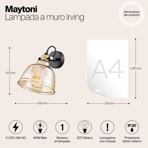 Спот Maytoni Irving T163-01-R Спот Maytoni Irving T163-01-R