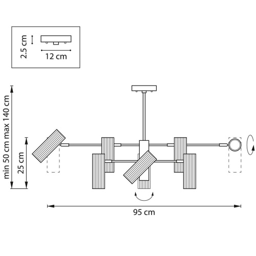 Подвесная люстра Lightstar Roma 718327 Подвесная люстра Lightstar Roma 718327