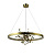 Подвесная люстра Crystal Lux GARDEN SPLED+4 D800 GOLD