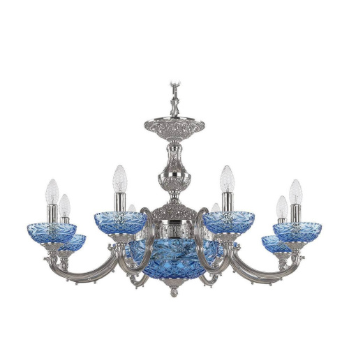 Подвесная люстра Bohemia Ivele 72209P/8/210 Ni P Aquamarine/M-1F Подвесная люстра Bohemia Ivele 72209P/8/210 Ni P Aquamarine/M-1F