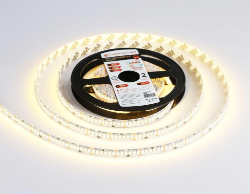 Светодиодная лента Ambrella Light 18W/m 240LED/m 2835SMD теплый белый 5M GS3301 Светодиодная лента Ambrella Light 18W/m 240LED/m 2835SMD теплый белый 5M GS3301