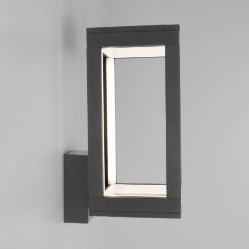 Уличный настенный светодиодный светильник Elektrostandard Frame 1527 Techno Led серый a051856 Уличный настенный светодиодный светильник Elektrostandard Frame 1527 Techno Led серый a051856