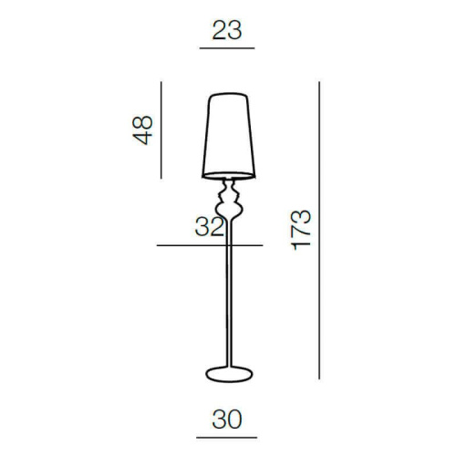 Торшер Azzardo Baroco floor AZ0309 Торшер Azzardo Baroco floor AZ0309
