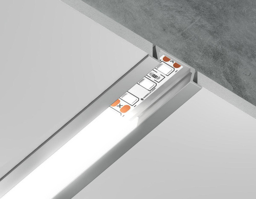Встраиваемый профиль с рассеивателем Ambrella Illumination GP1001AL Встраиваемый профиль с рассеивателем Ambrella Illumination GP1001AL