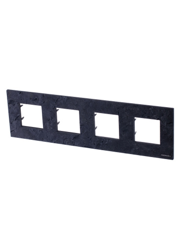 Рамка 4-постовая ABB Zenit сланец 2CLA227400N2201 Рамка 4-постовая ABB Zenit сланец 2CLA227400N2201