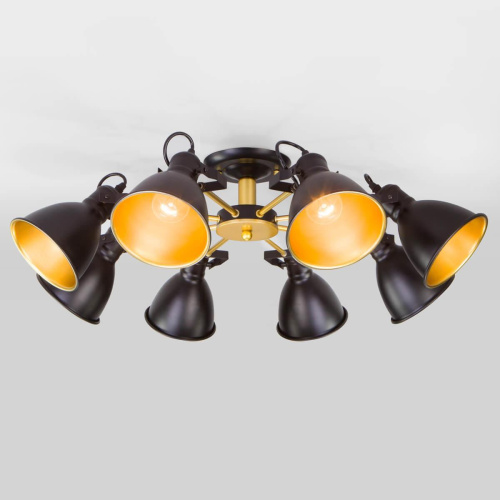 Потолочная люстра Eurosvet Denley 70112/8 черный Потолочная люстра Eurosvet Denley 70112/8 черный