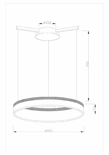 Подвесной светодиодный светильник Moderli Via V1722-PL Подвесной светодиодный светильник Moderli Via V1722-PL