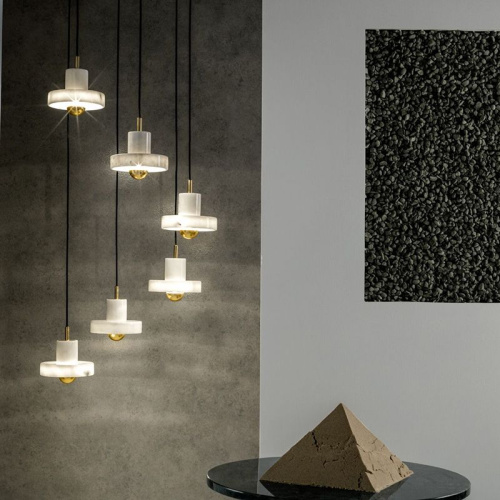 Подвесной Светильник Stone Pendant Green By Imperiumloft By Imperiumloft