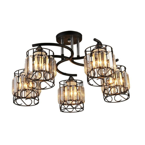 Потолочная люстра Milosh Tendence0444CL-5BK Потолочная люстра Milosh Tendence0444CL-5BK