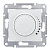 Диммер поворотный емкостный проходной Schneider Electric Sedna 60-500W SDN2200521