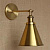 Бра Cone 20Th C.factory Filament Gold Ii By Imperiumloft