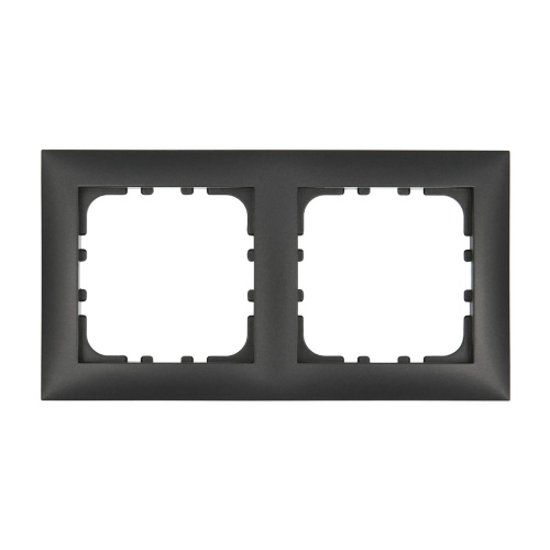 Рамка LK Studio 2-постовая (черный бархат) LK60 864208-1 Рамка LK Studio 2-постовая (черный бархат) LK60 864208-1